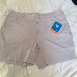 Women's Light Gray Cargo Shorts